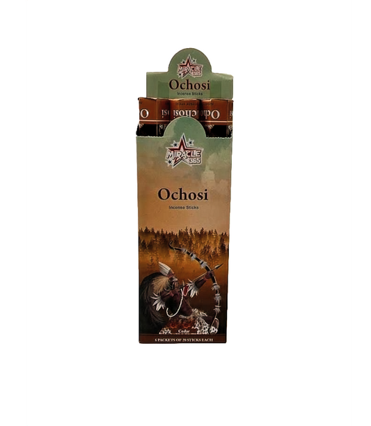 Ochosi Incense sticks fragrance cedar (6 tubes of 20 sticks each (MOQ=10pc)