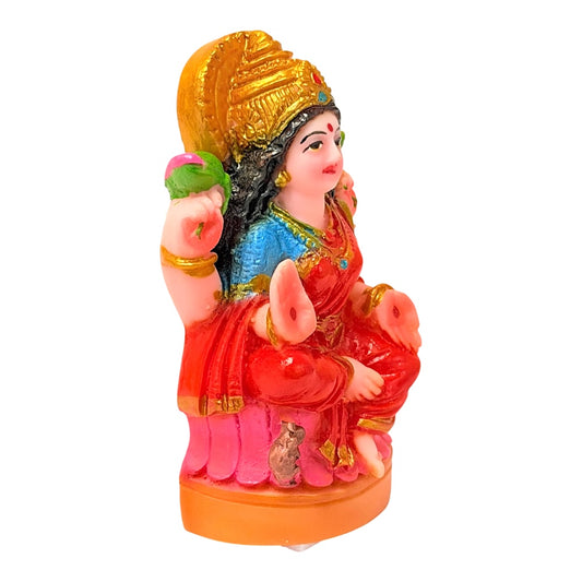 Goddess Laxmi  , colorful marble dust,  3 inches (MOQ=ea)
