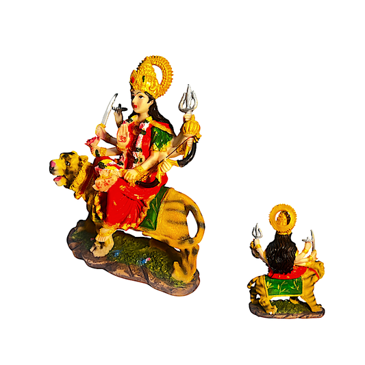 Durga on tiger 9 inch   8380 (MOQ=ea)