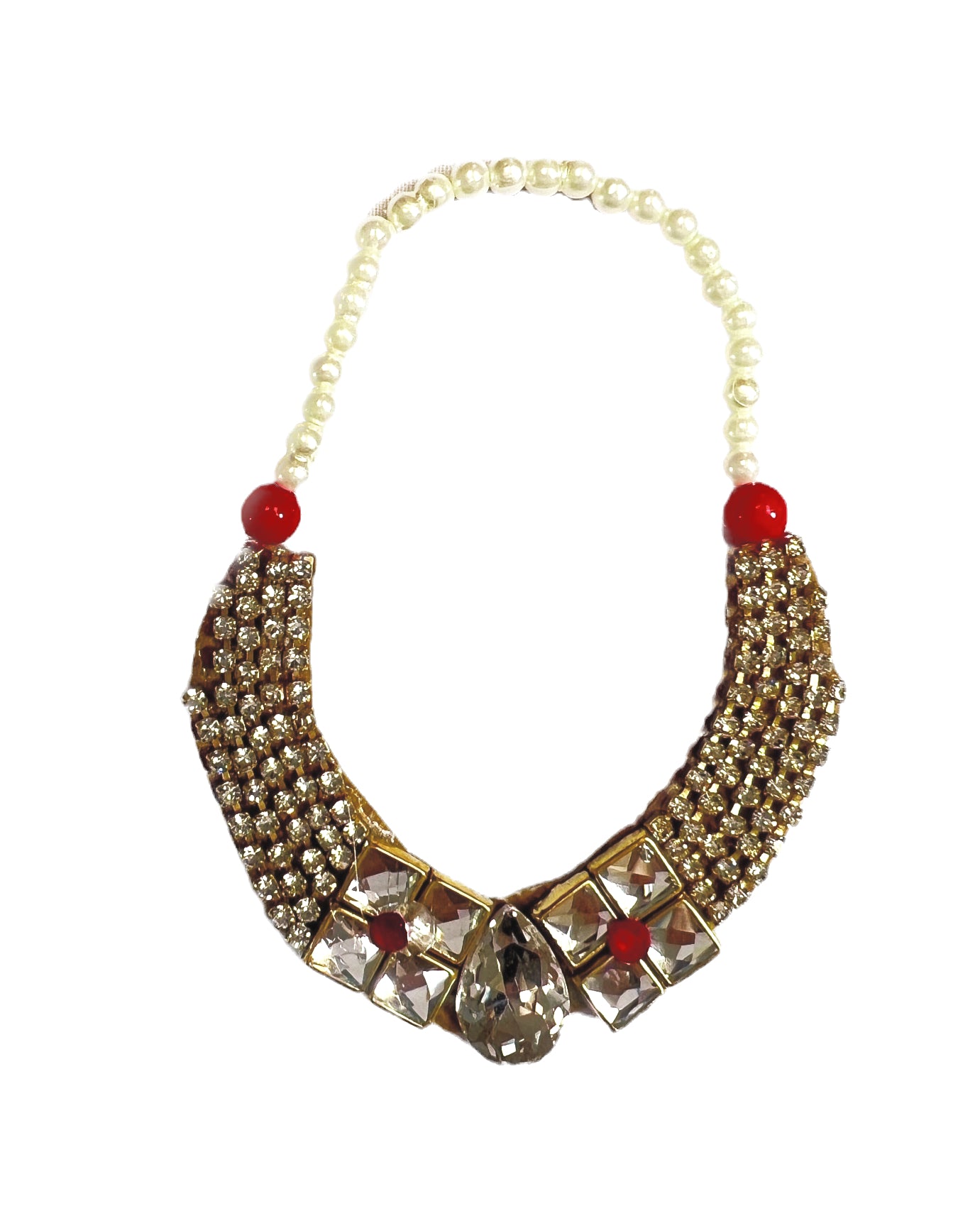 Garland for Devi/Devta with jewels, 3" inches