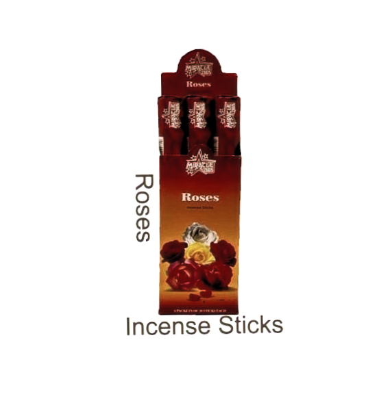 Miracle 365 Roses incense sticks (6 tubes of 20 sticks) (MOQ=10pc)