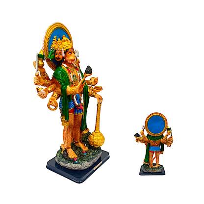 Hanuman panch mukhi (5 faces of Hanuman)14" (MOQ=ea)