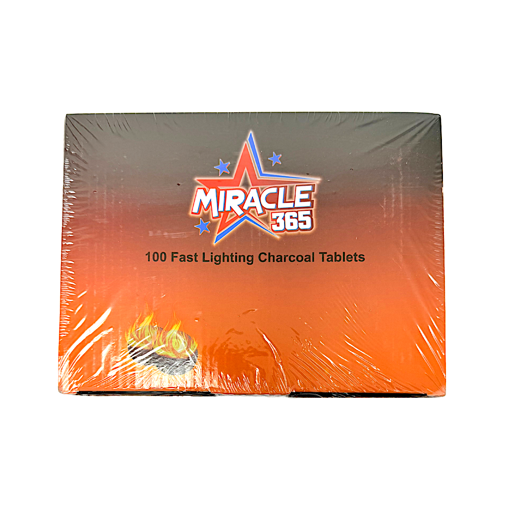 Miracle 365 fast lighing Charcoal discs 40mm (MOQ=ea)