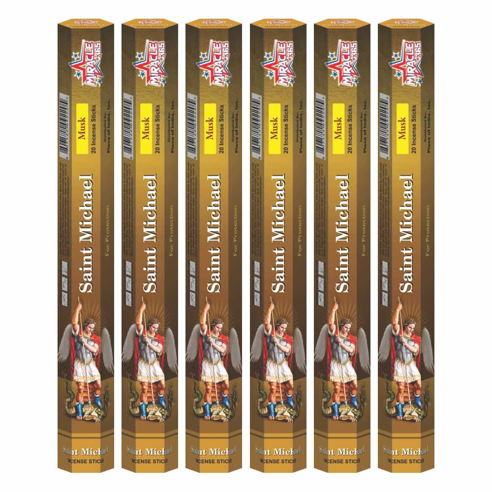 Miracle 365 7 swords of saint Michael (case of 10 packs of 6 tubes each w 20 sticks each )