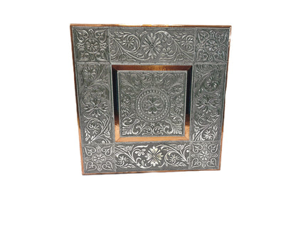 Chauki (Bajat) or pedestle oxadised 18 in square 80752241818 (MOQ=ea)
