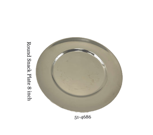 Stainless steel 8" heavy plate   (MOQ=ea)