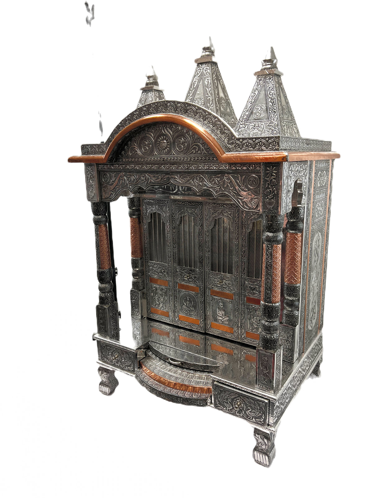 Mandir oxidized aluminum and copper lining 30" *18"(80752233018) (MOQ=ea)