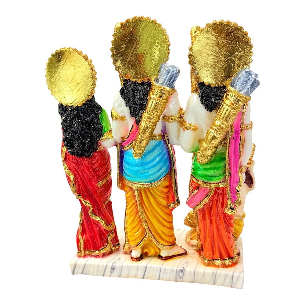 Ram Darbar, color and gold, marble dust 12" (MOQ=ea)