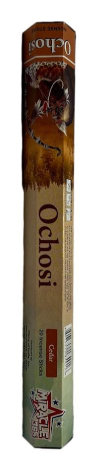 Ochosi Incense sticks fragrance cedar (6 tubes of 20 sticks each (MOQ=10pc)
