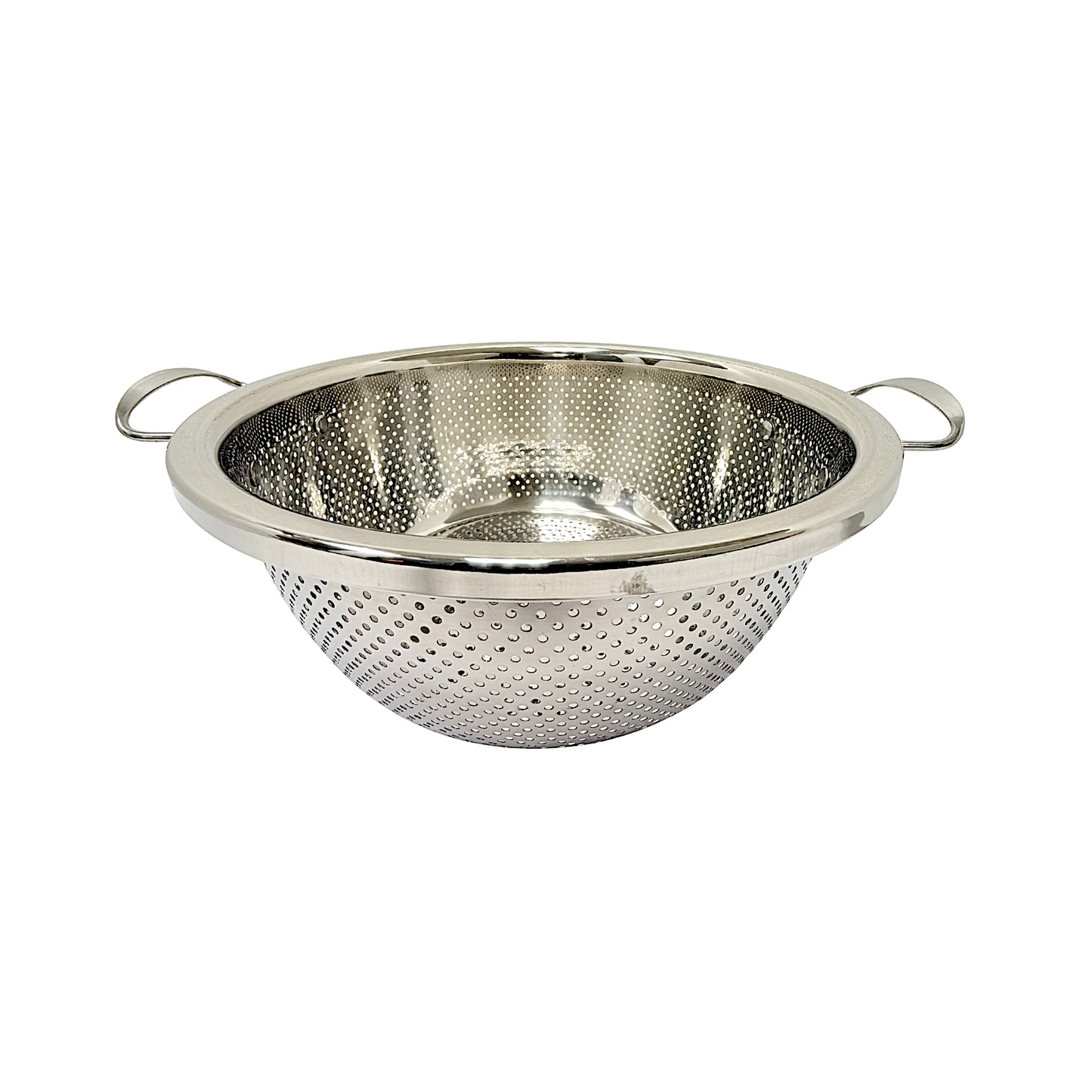 Colander steel, flat bottom (MOQ=10pc)