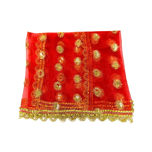 Chunni 20 inch by 40 inch (Assorted designs) (MOQ=dz)