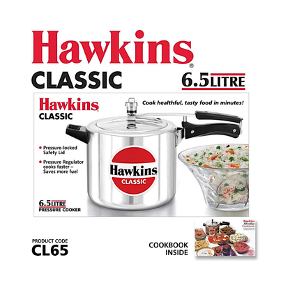 Hawkins pressure cooker Aluminum 6.5 liter (B 40)