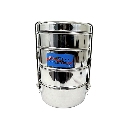 Modern Tiffin Four part (MOQ=ea)