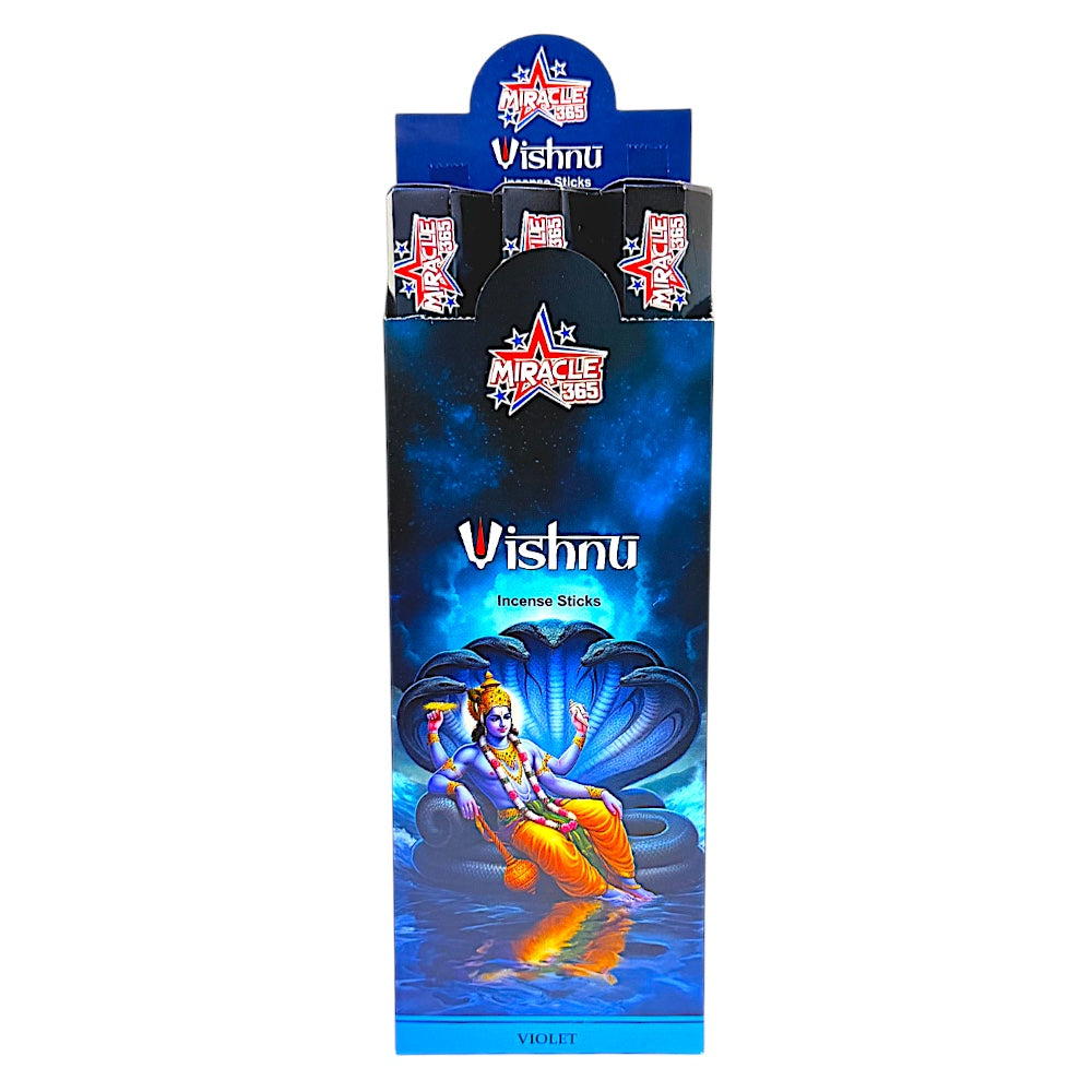 Miracle 365 Vishnu (6 tubes of 20 incense sticks each)(MOQ=10pc)
