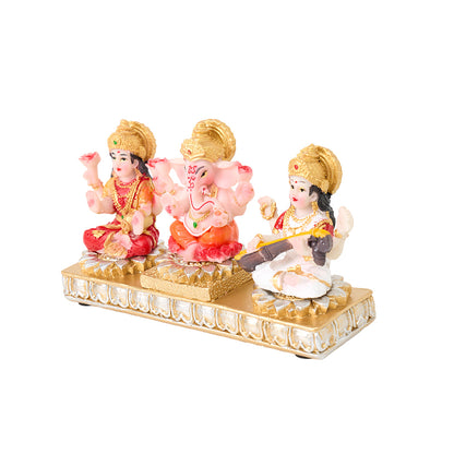 Laxmi Ganesh and Saraswati 3.5" 807522083586