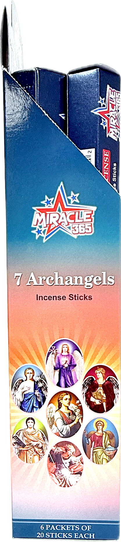 Miracle 365 brand 7 Archangels (6 tubes of 20 sticks) frag frankincense (MOQ=10pc)