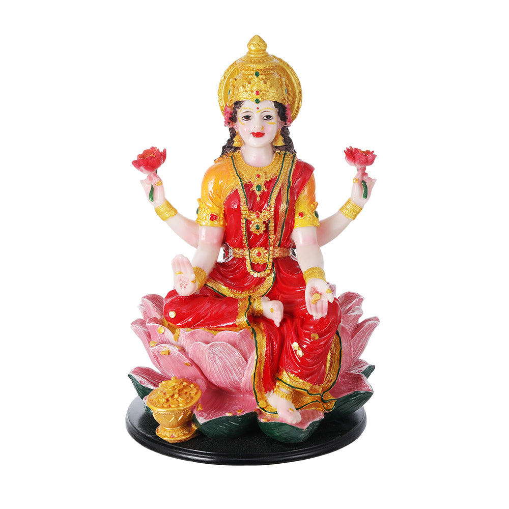 Goddess Laxmi 11" Sitting Glossy