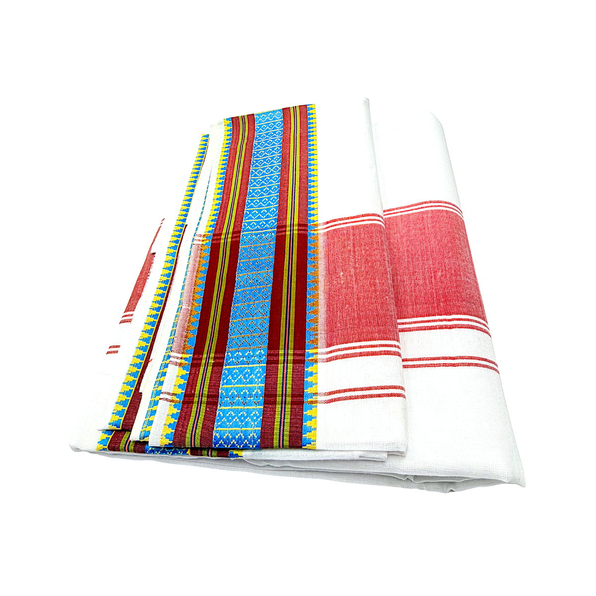 Cotton Dhoti  With Border 4.5 Meter(each)
