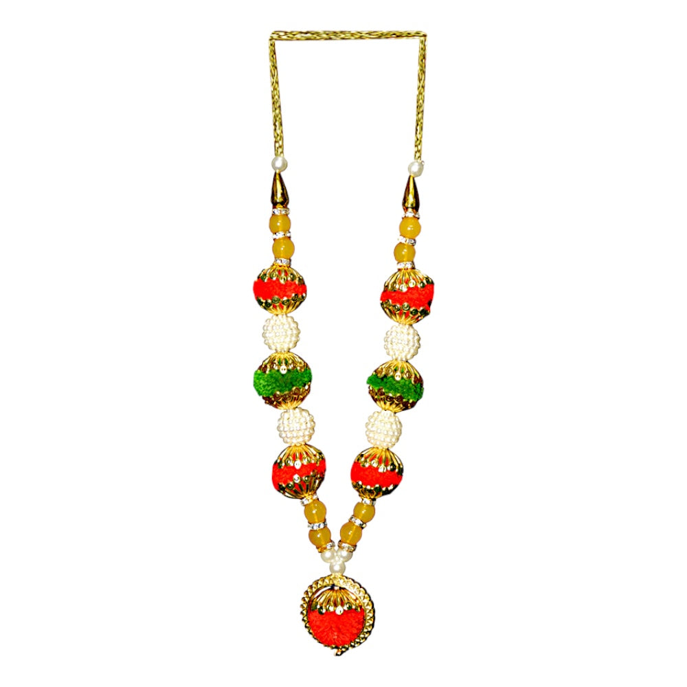 Garland 7 inch for statue, pearl like decor (MOQ=dz)