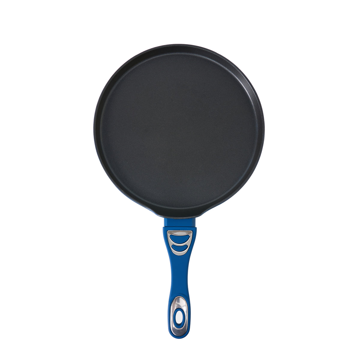 Non stick Tawa, Blue Handle 11"