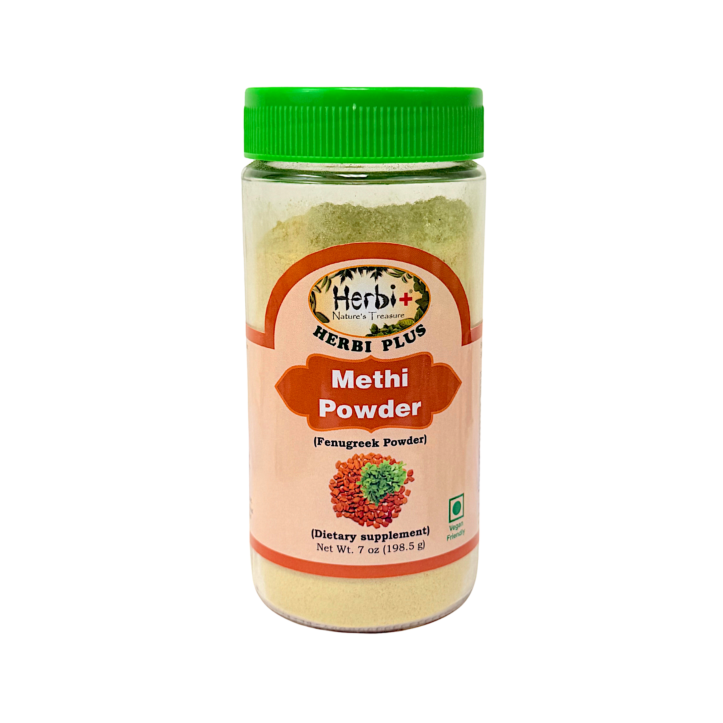 Herbi+ brand Methi (Fenugreek) powder 7oz*12pc (MOQ=dz)