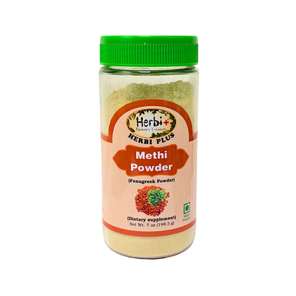 Herbi+ brand Methi (Fenugreek) powder 7oz*12pc (MOQ=dz)