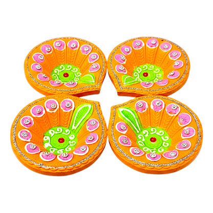4 pc Deco Morpich, Diya Shk Pkt (MOQ=36pc)