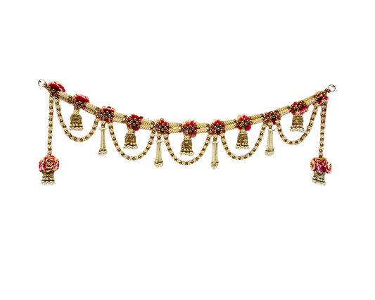 Door threshold hanging Heavy with Pearl and Flower design (Thoran) (MOQ=ea)
