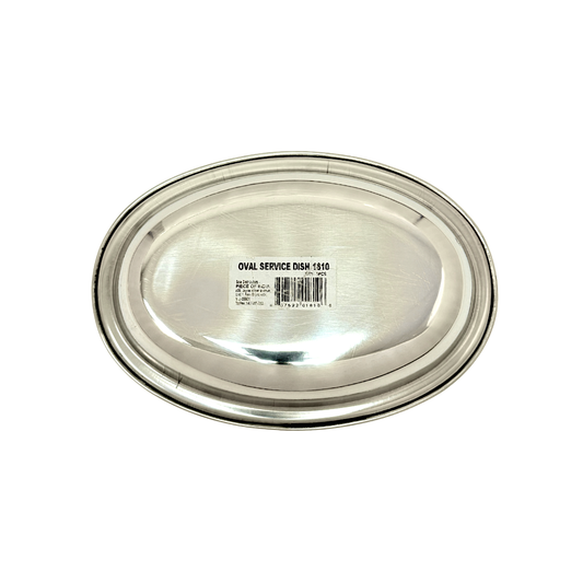 Oval serving dish L8" W:5.5"  (MOQ=ea)
