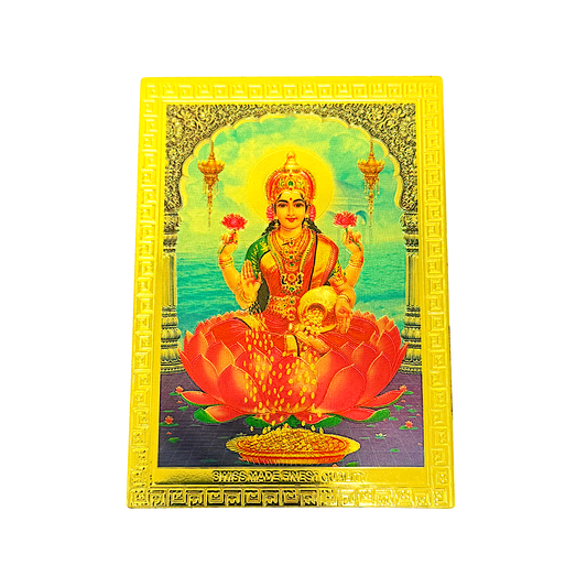 Fridge Magnet, In Gold Assorted hindu gods, 3.5x2.5"(MOQ=dz)