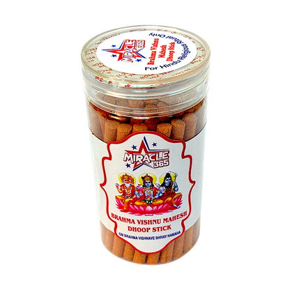 Brahma Vishnu Mahesh Dhoop Sticks fragrance Naag Champa, 100g -10pc