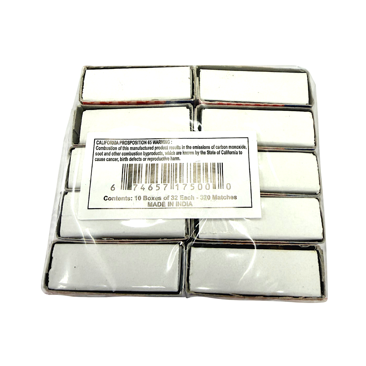 10pack of matches (small Packs) (MOQ=ea)