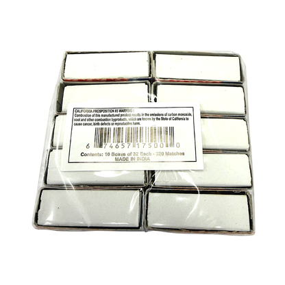 10pack of matches (small Packs) (MOQ=ea)