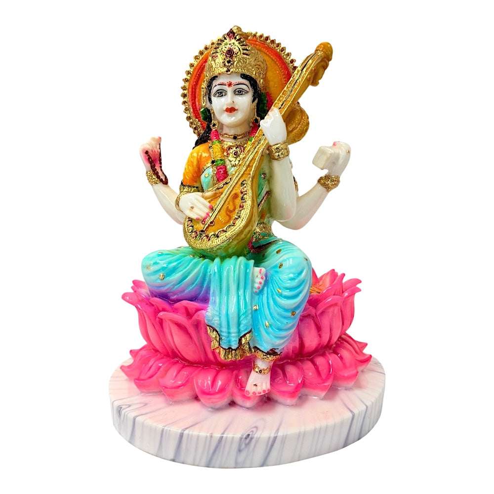 Saraswati goddess of Music and intellect 17 inch MOQ=ea)