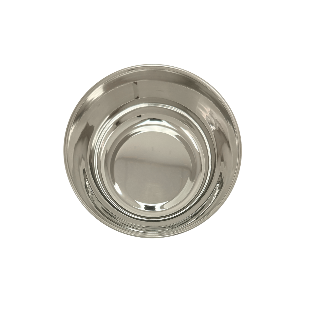 Bowl steel W6" H: 2.25"  (ea)