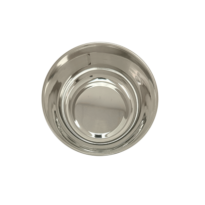 Bowl steel W6" H: 2.25"  (ea)