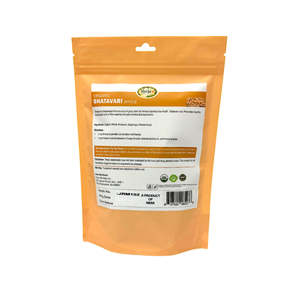 Herbi+ Organic Shatavari (Asparagus racemosus) 3.53oz (MOQ=dz)