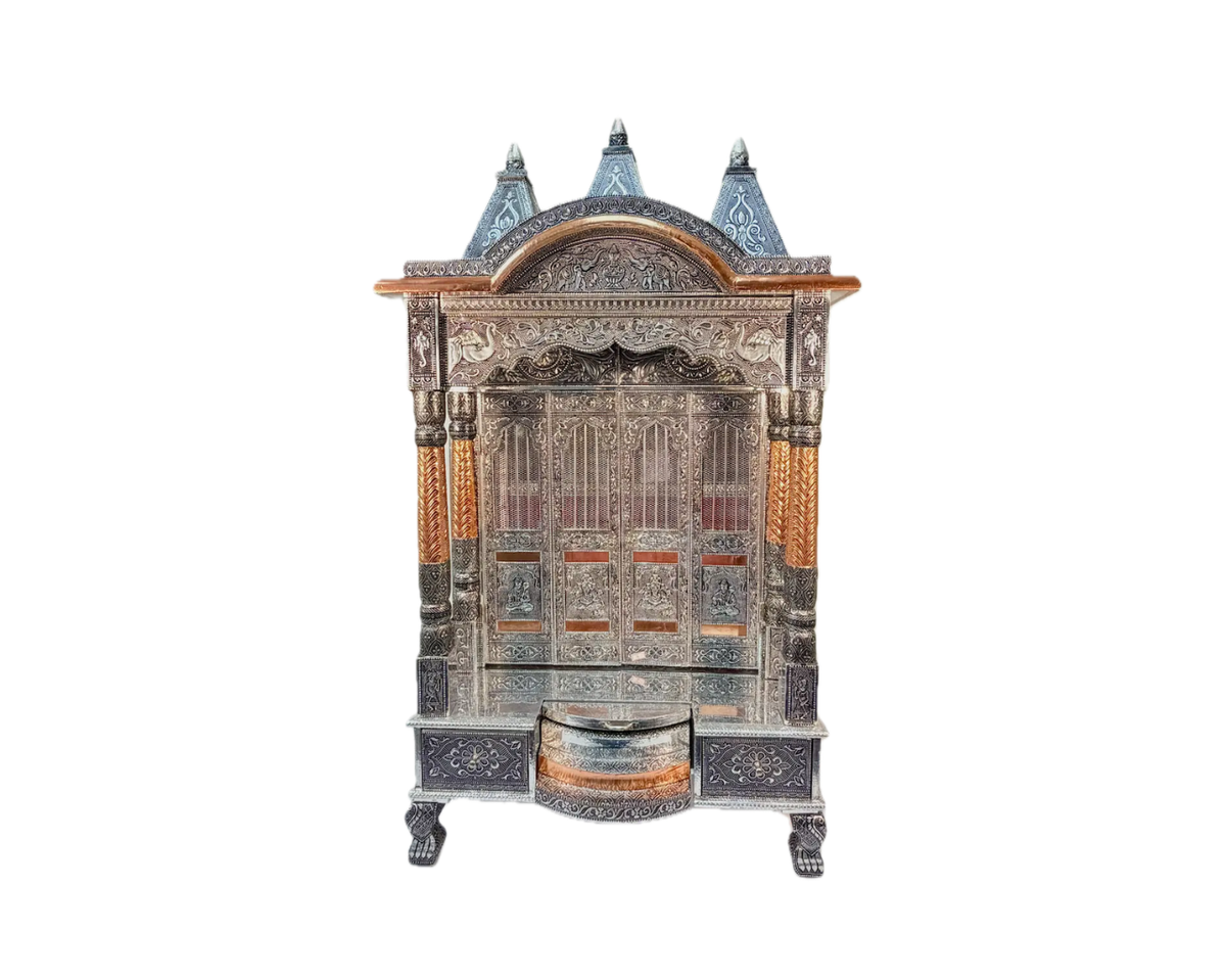 24"*18" Oxadised Mandir (Temple)(80752232418) (MOQ=ea)
