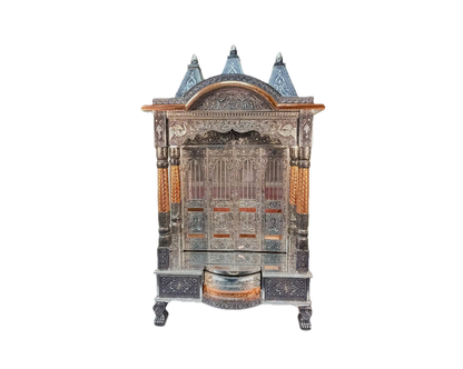 24"*18" Oxadised Mandir (Temple)(80752232418) (MOQ=ea)