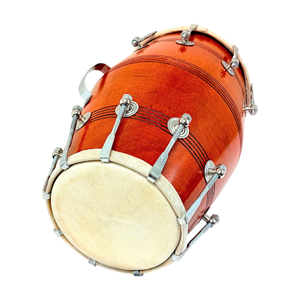 Wooden Dholak with nuts & bolts