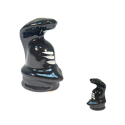 Shivling Ceramic 3 inch with Nagraaj (MOQ=ea)