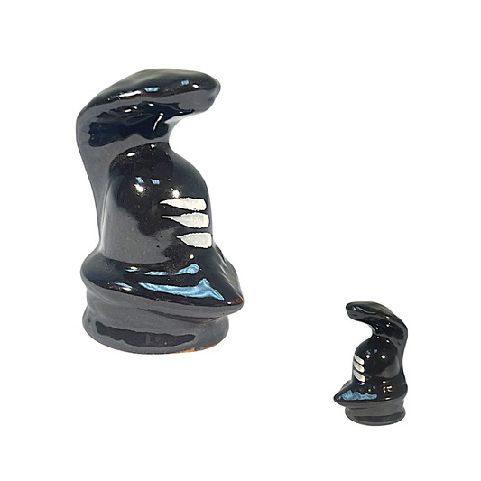 Shivling Ceramic 3 inch with Nagraaj (MOQ=ea)