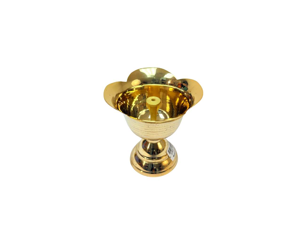 4 petal kamal shape diya 2.75 inch (MOQ=ea)