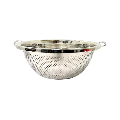 Colander steel, flat bottom (MOQ=10pc)