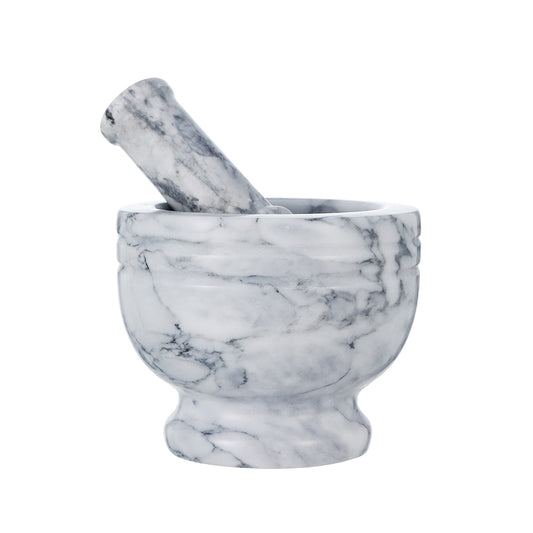 Marble Stone Pestle Mortar set 6.5"