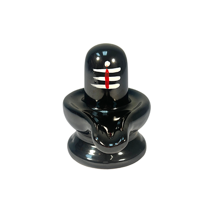 Shivling Ceramic 6 inch  (MOQ=ea)