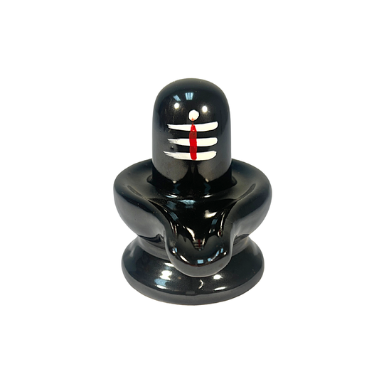 Shivling Ceramic 6 inch  (MOQ=ea)
