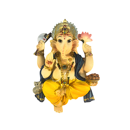 (Style #953) Polyresin Ganesh 5" refrigerator magnet (MOQ=ea)