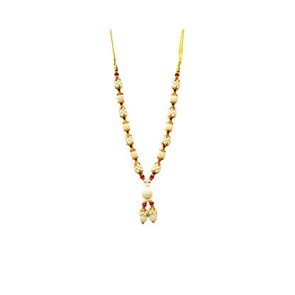 Garland 9 inch Pearl and ruby design  (MOQ=dz)