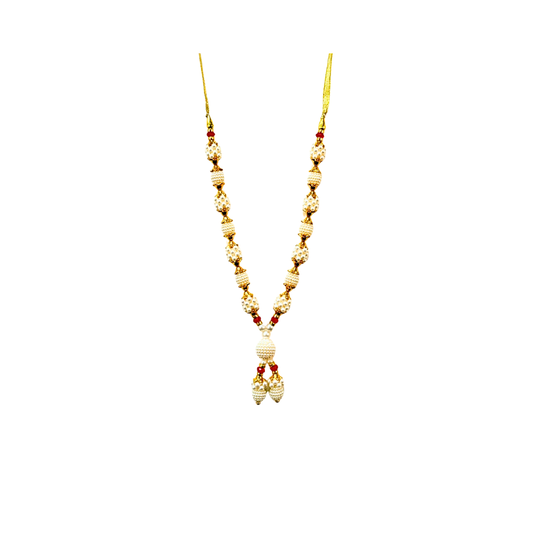 Garland 9 inch Pearl and ruby design  (MOQ=dz)